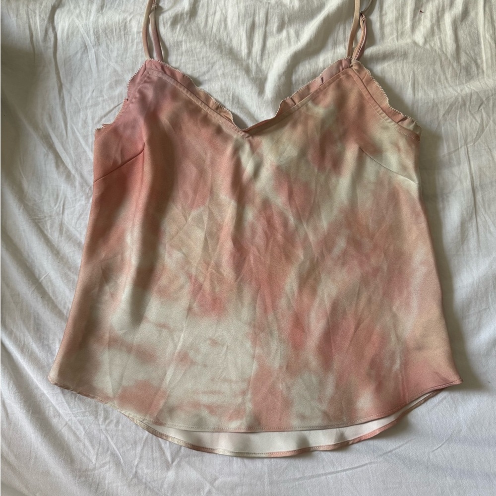 Aritzia Wilfred Blush and Cream Camisole